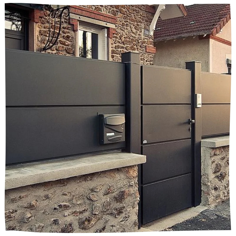 Installation de votre clôture Tschoeppé Design à Caen - GM Rénovation